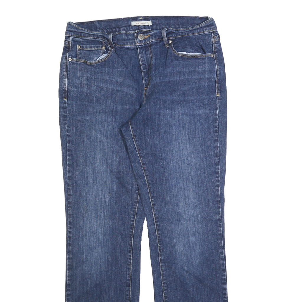 LEVI'S 505 Womens Jeans Blue Regular Straight Denim Medium W30 L30 Classic Fit