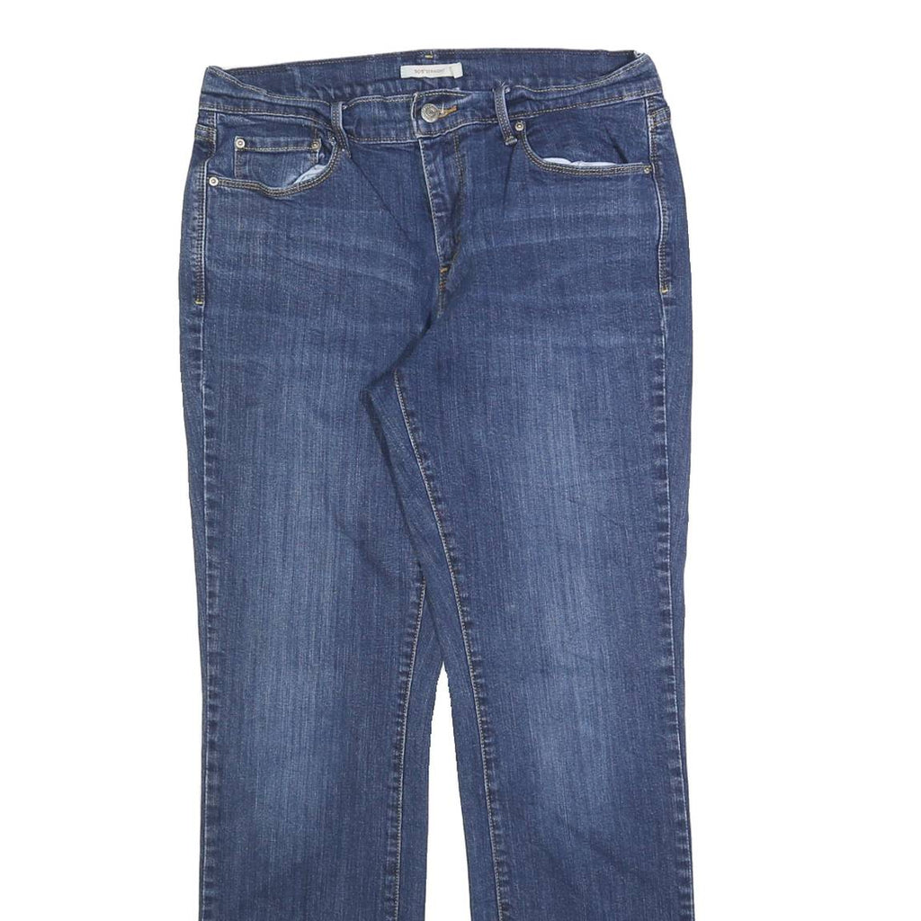 LEVI'S 505 Womens Jeans Blue Regular Straight Denim Medium W30 L30 Classic Fit