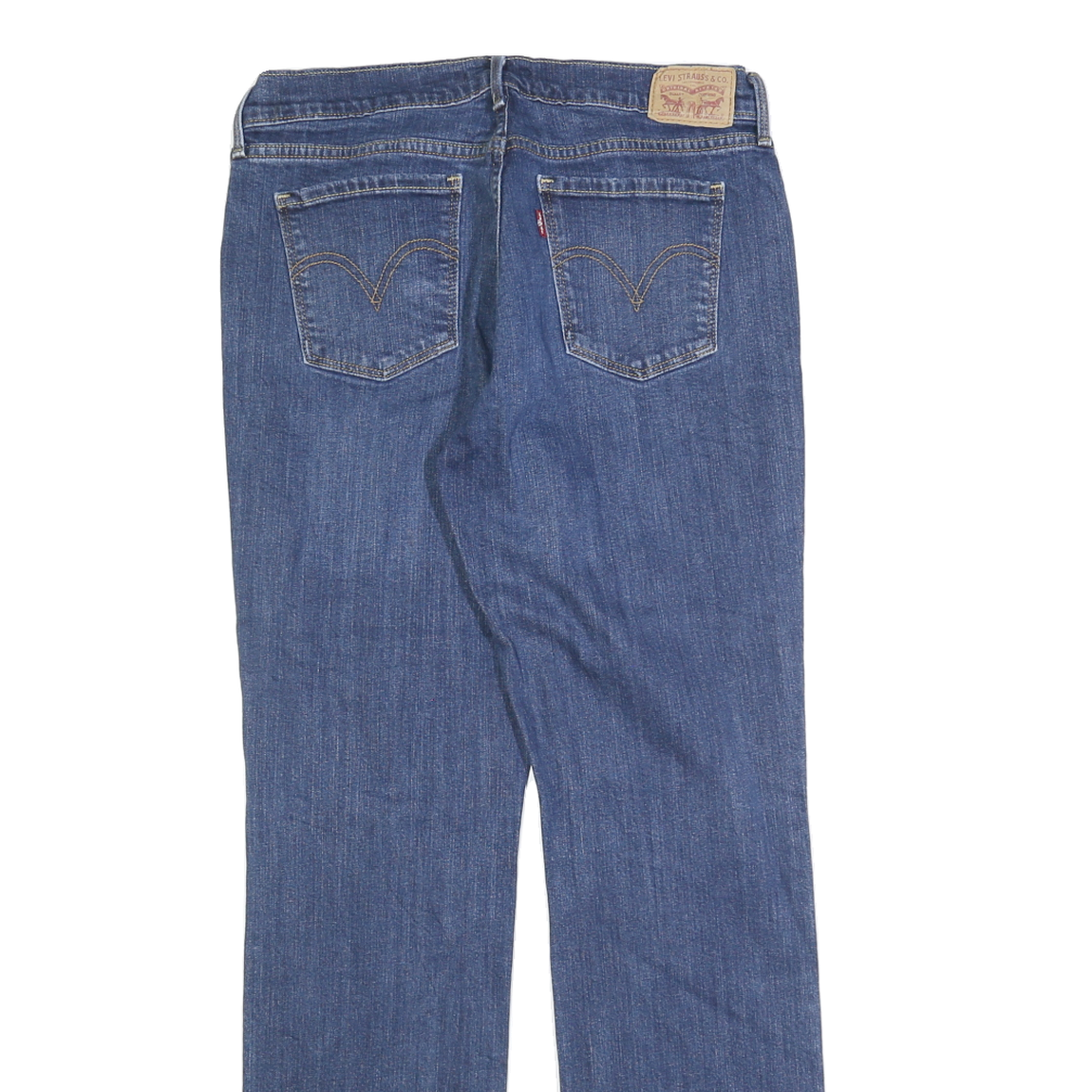 LEVI'S 505 Womens Jeans Blue Regular Straight Denim Medium W30 L30 Classic Fit