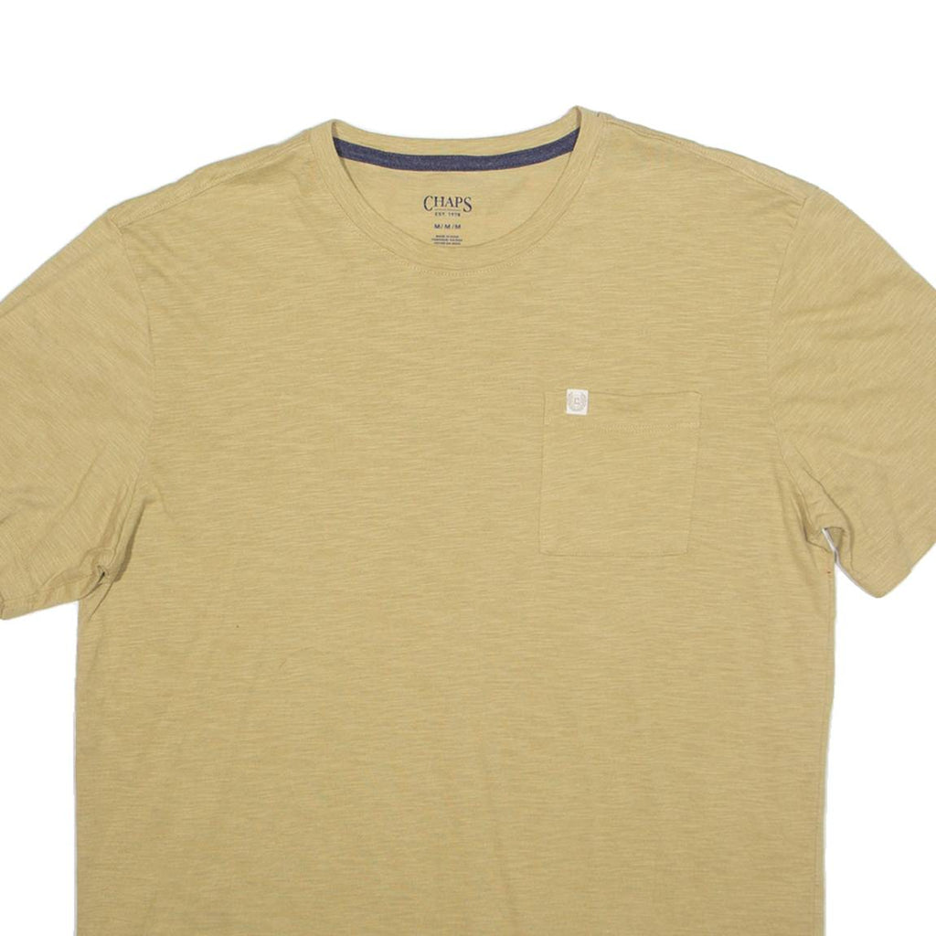 CHAPS Mens T-Shirt Beige M