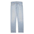 LEVI'S 501 Mens Regular Fit Straight Denim Light W32 L31 Button Cotton Blend