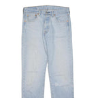 LEVI'S 501 Mens Regular Fit Straight Denim Light W32 L31 Button Cotton Blend