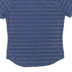 TOMMY HILFIGER Mens Blue Pattern Shirt M Cotton Blend Casual Summer Button Shirt