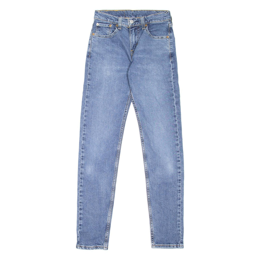 LEVI'S 512 Jeans Lo-Ball Mens Blue Slim Tapered Stone Wash W26 L31
