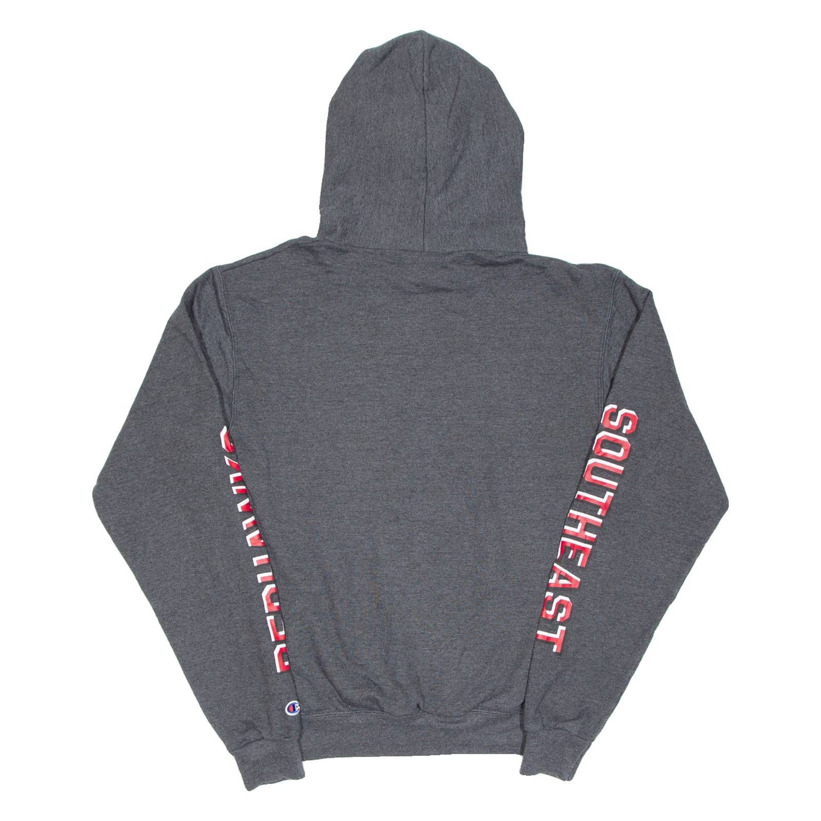CHAMPION Mens Grey Hoodie Pullover USA S