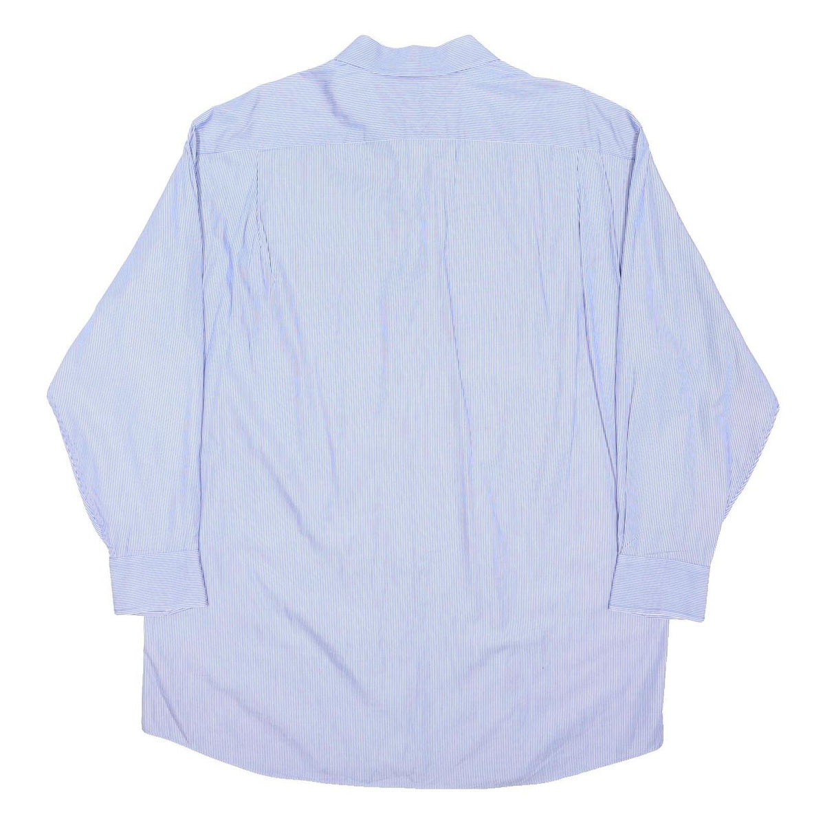 TOMMY HILFIGER Mens Blue & White Striped Shirt XL Classic Button Down Office