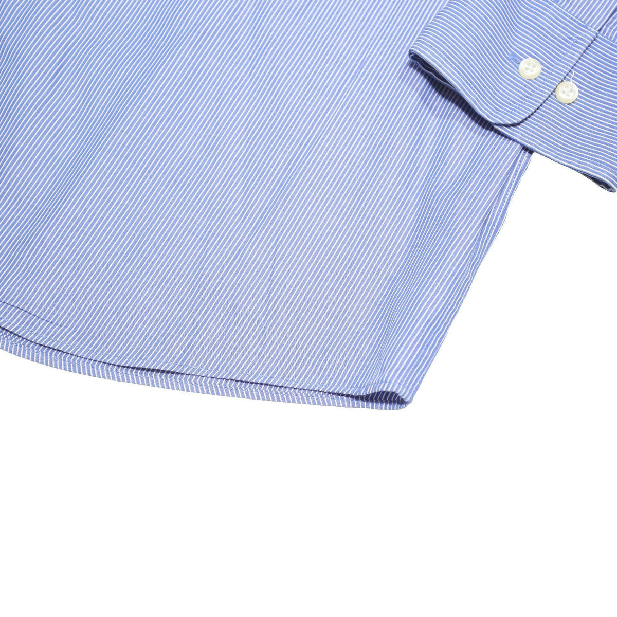 TOMMY HILFIGER Mens Blue & White Striped Shirt XL Classic Button Down Office