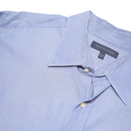 TOMMY HILFIGER Mens Blue & White Striped Shirt XL Classic Button Down Office