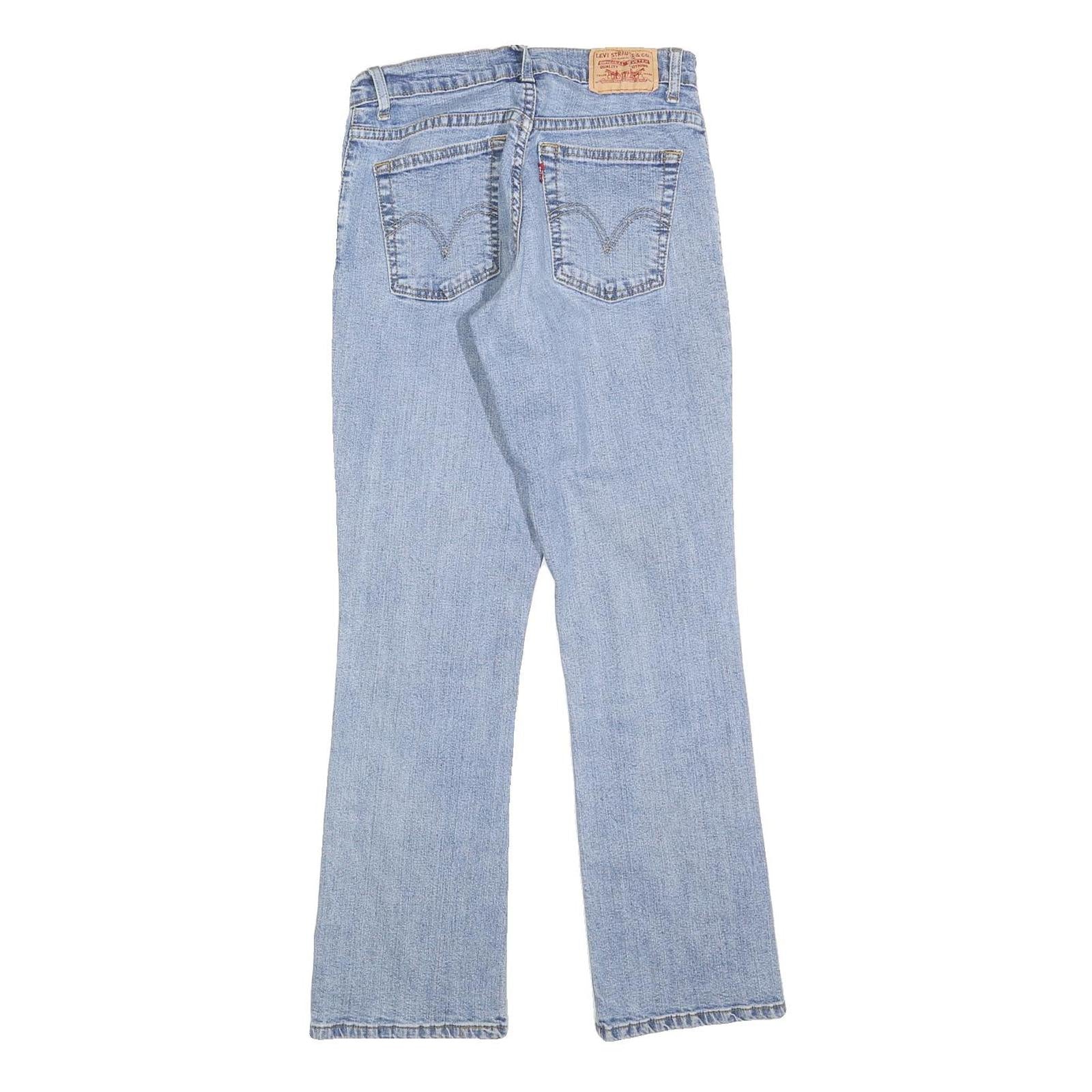 LEVI'S 550 Straight Womens Jeans Blue Relaxed Straight Denim Light W26 L29