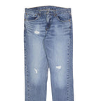 LEVI'S 511 Slim Mens Jeans Blue Slim Skinny Denim Medium W32 L34 Stylish Fit
