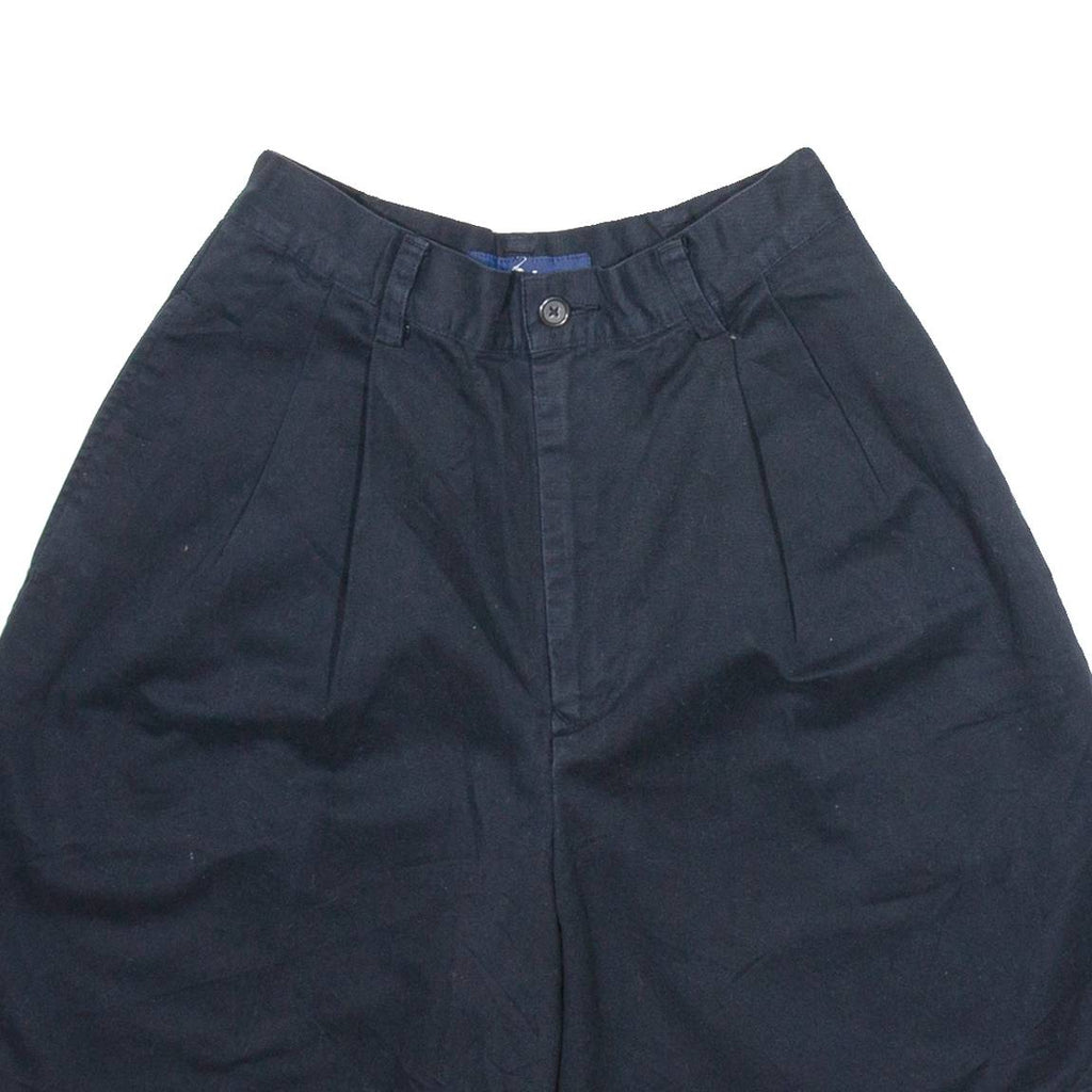 RALPH LAUREN Womens Chino Shorts Black Relaxed M W24