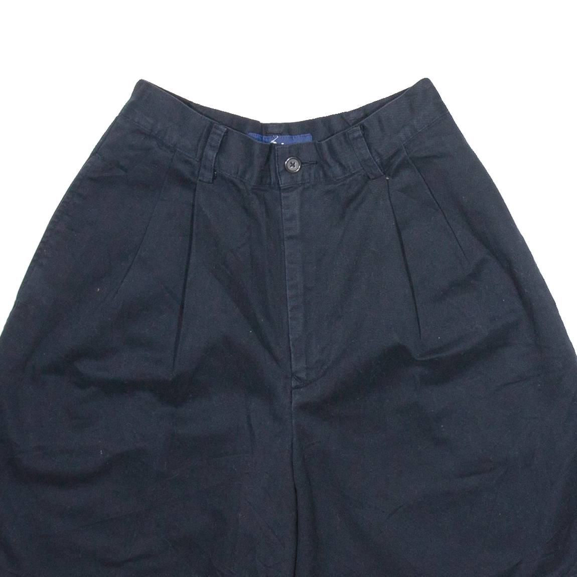 RALPH LAUREN Womens Chino Shorts Black Relaxed M W24