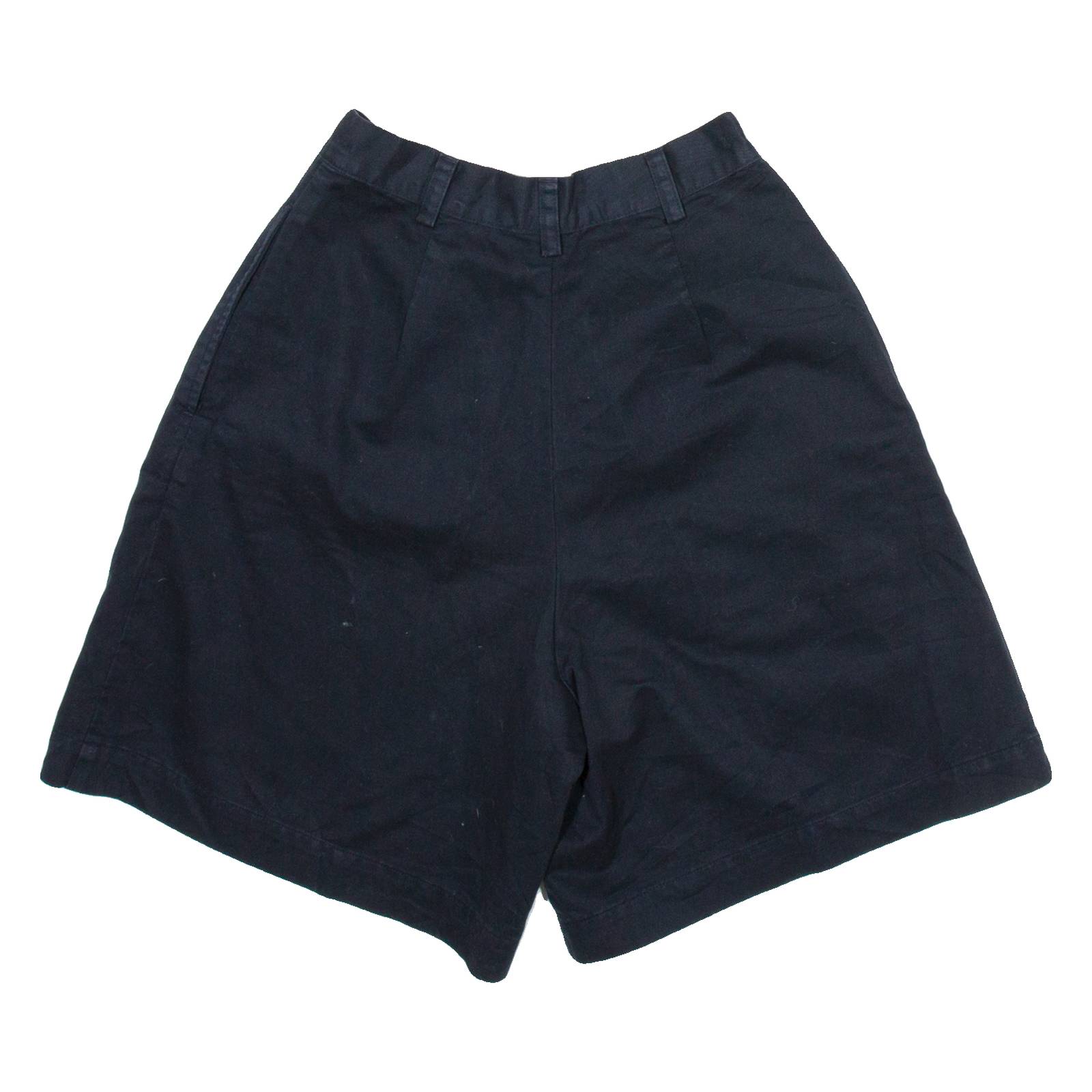 RALPH LAUREN Womens Chino Shorts Black Relaxed M W24