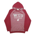 CHAMPION Mens Maroon & Heather WSU Cougars Pullover Hoodie M Casual Sportswear