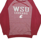 CHAMPION Mens Maroon & Heather WSU Cougars Pullover Hoodie M Casual Sportswear