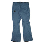 Mens Regular Fit Blue Polyester Blend Zip Trousers W34 L34 Casual Wear