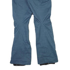Mens Regular Fit Blue Polyester Blend Zip Trousers W34 L34 Casual Wear