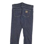 CARHARTT Womens Slim Blue Denim Jeans W32 L30 Classic Zip Closure