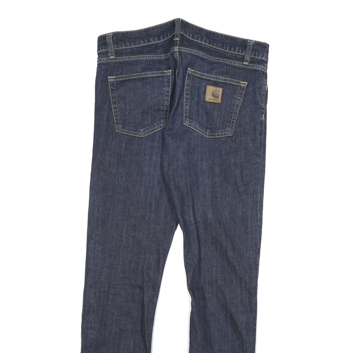 CARHARTT Womens Slim Blue Denim Jeans W32 L30 Classic Zip Closure