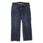 CARHARTT Womens Regular Blue Denim Jeans Zip W32 L27 Classic Pocket Detail