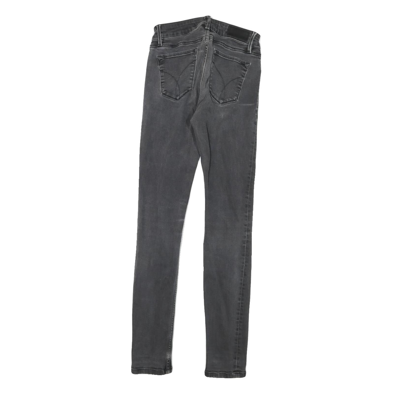 CALVIN KLEIN JEANS Womens Slim Skinny Denim Dark Jeans W23 L29 Stretch Cotton