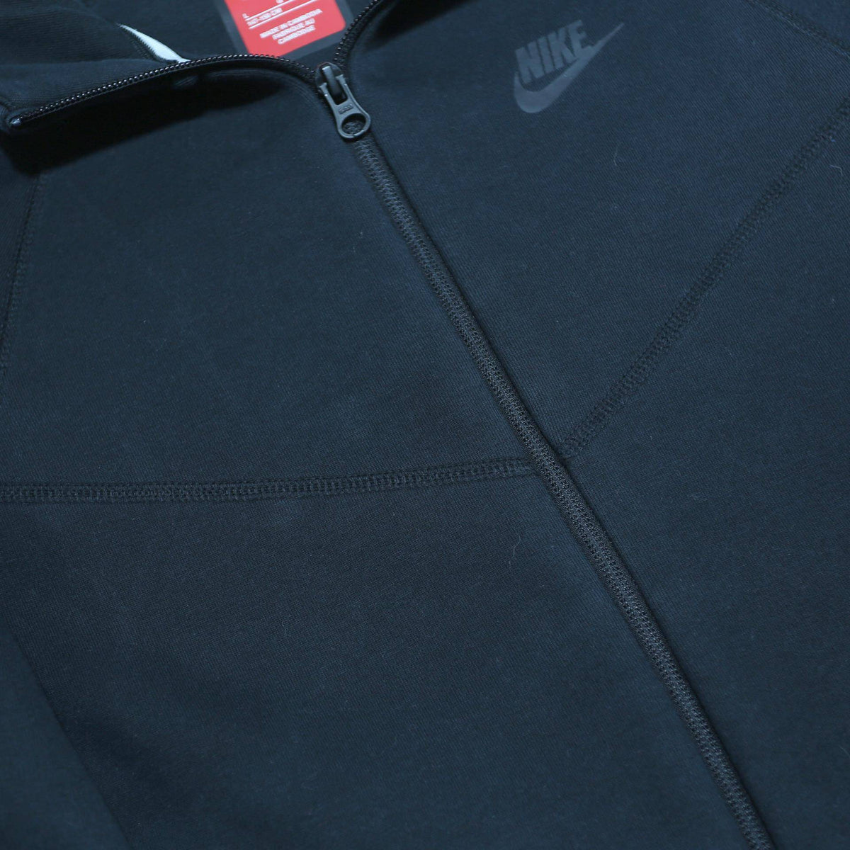 NIKE Boys Black Hoodie Full Zip L Cotton Blend Casual Sports Sweatshirt