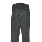 Womens Slim Black Denim Jeans Zip W26 L29 Stylish Casual Stretch Fit