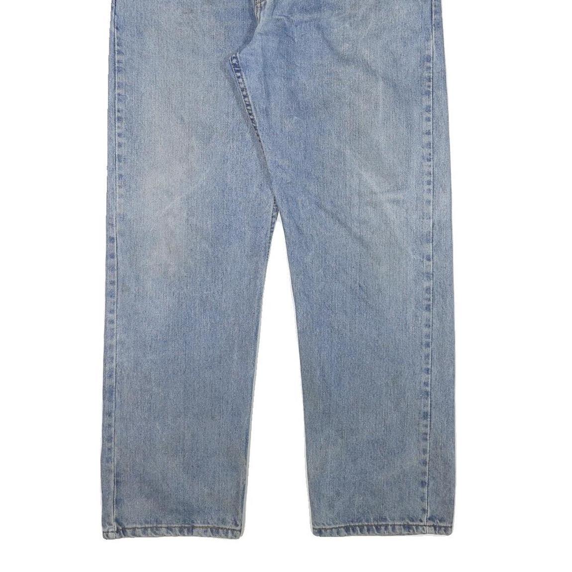 LEVI'S 505 Mens Jeans Blue Regular Straight Denim Medium W34 L29 Classic Cotton