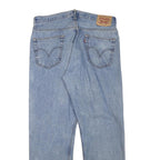 LEVI'S 505 Mens Jeans Blue Regular Straight Denim Medium W34 L29 Classic Cotton