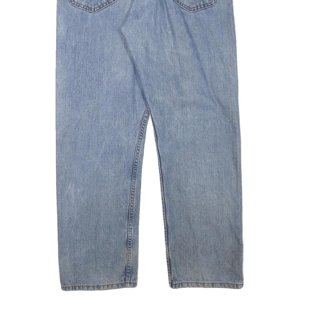 LEVI'S 505 Mens Jeans Blue Regular Straight Denim Medium W34 L29 Classic Cotton