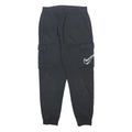 NIKE Mens Joggers Black S W28 L24 Cotton Blend Slim Tapered Cargo Pocket