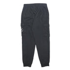 NIKE Mens Joggers Black S W28 L24 Cotton Blend Slim Tapered Cargo Pocket