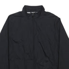 NIKE Womens Black Polyester Blend Zip Jacket UK 12 Sport Casual Lightweight