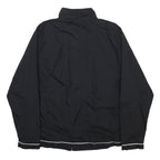 NIKE Womens Black Polyester Blend Zip Jacket UK 12 Sport Casual Lightweight