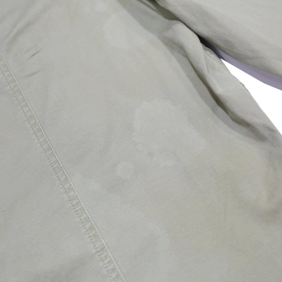 DKNY Womens Cotton Blend Beige Relaxed Cropped Trousers W27 L22 Casual Button