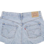 LEVI'S Womens Denim Blue Casual Cut-Off Shorts M W29 Distressed Style