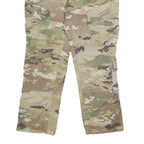 M&M MANUFACTURING Womens Cotton Blend Camouflage Regular Cargo Trousers W25 L28