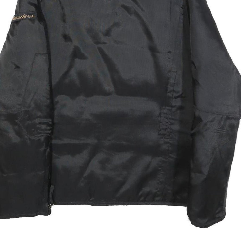 CHAMBERS Womens Black Polyester Blend Zip Jacket S Casual Outerwear