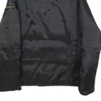 CHAMBERS Womens Black Polyester Blend Zip Jacket S Casual Outerwear