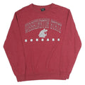 Mens Red Washington State Cougars Crew Neck M Sweatshirt Cotton Pullover