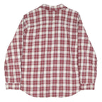 CARHARTT Womens Red & White Checked Shirt XL Long Sleeve Button Cotton Blend