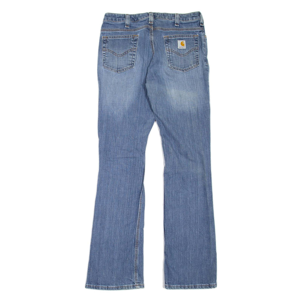 CARHARTT Workwear Womens Jeans Blue Regular Bootcut Stone Wash W28 L32