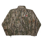 YUKON Mens Beige & Green Camouflage Outdoor Zip Jacket 2XL Cotton Blend Large