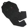 DICKIES Mens Black Dungarees Regular Polyester Blend L W36 L25 Workwear Utility