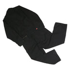 DICKIES Mens Black Dungarees Regular Polyester Blend L W36 L25 Workwear Utility