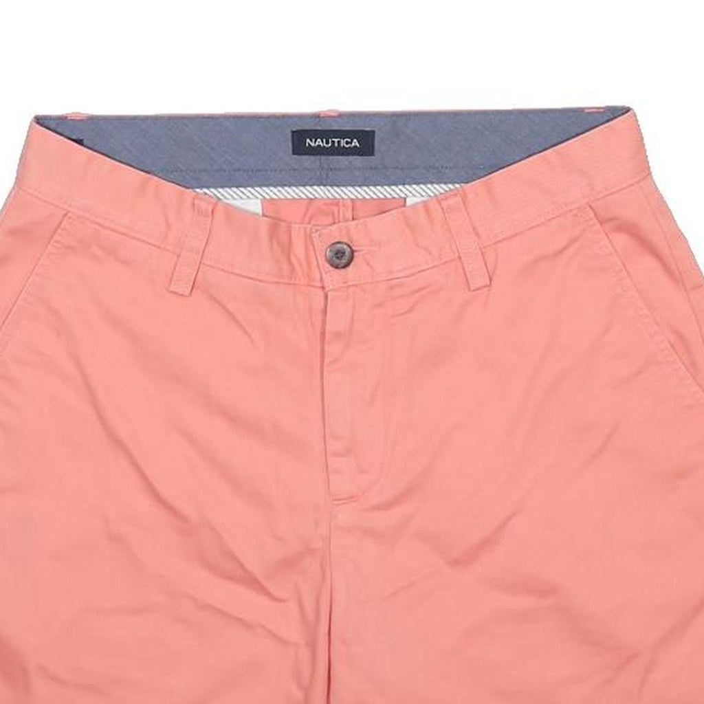 NAUTICA Mens Shorts Pink Casual Plain M W30 Summer Cotton