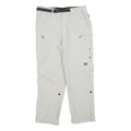 ARTIME Womens Polyester White Regular Fit Straight Leg Trousers W32 L28