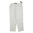 ARTIME Womens Polyester White Regular Fit Straight Leg Trousers W32 L28