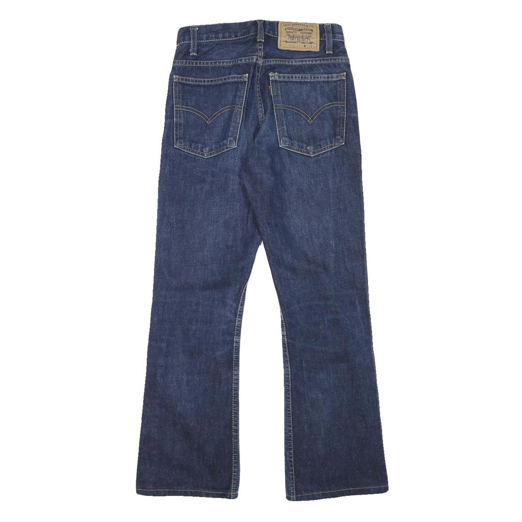 LEVI'S Womens Jeans Blue Regular Bootcut Denim Raw W25 L27 Classic Style