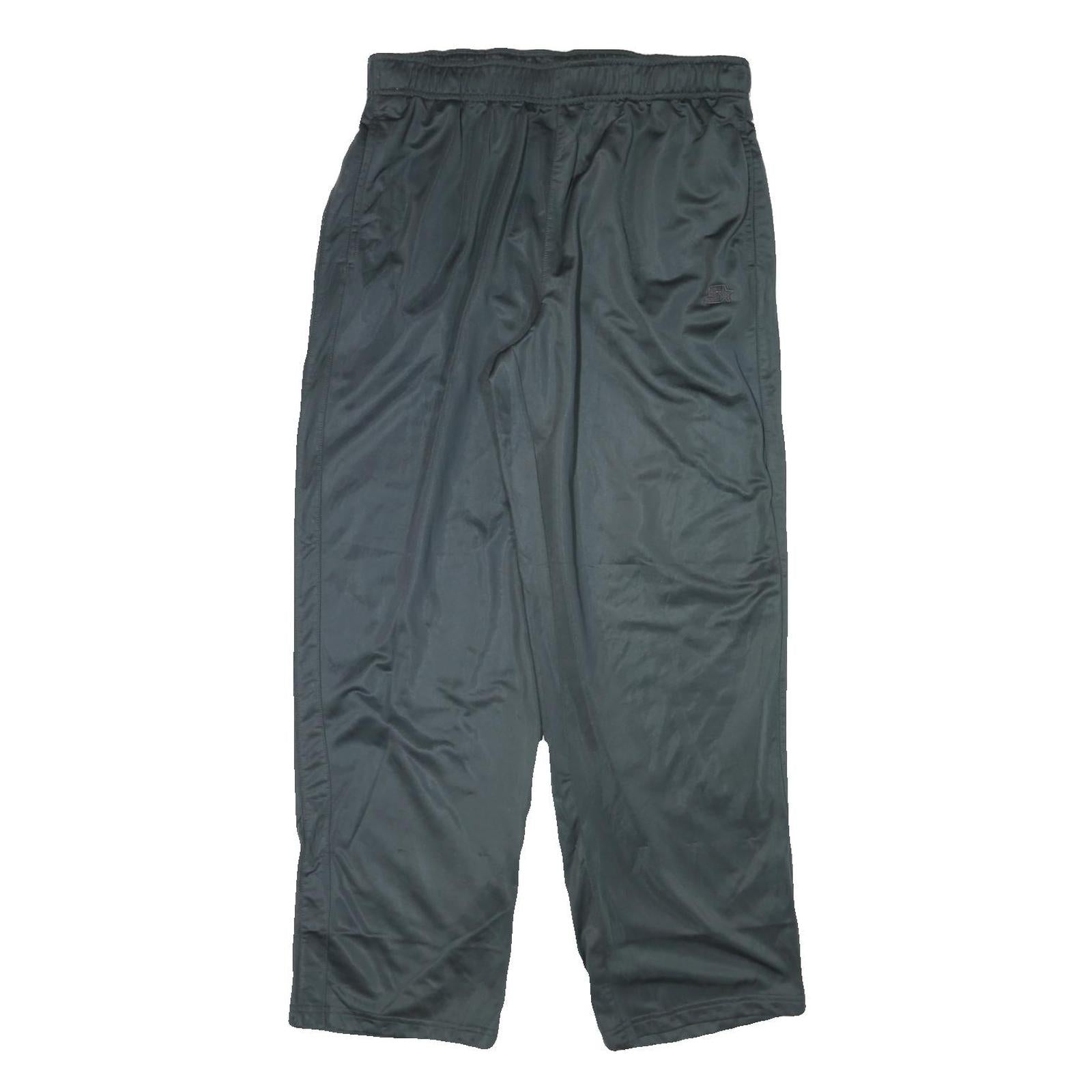 STARTER Mens Joggers Black Slim Tapered L W34 L31 Sportswear Casual